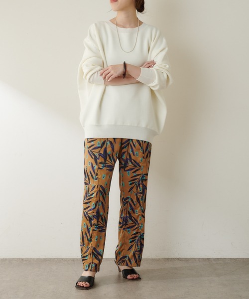 SHENERY(シーナリー)の「柄イージーパンツ(その他パンツ・レディース・アイボリー/キャメル・FREE)」の9枚目の写真