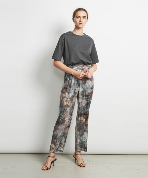 HELIOPOLE（エリオポール）の「ORFEO STAMPA CUPRO PANTs（その他パンツ・レディース・ホワイト・36/38）」の8枚目の写真