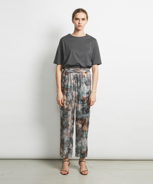 HELIOPOLE（エリオポール）の「ORFEO STAMPA CUPRO PANTs（その他パンツ・レディース・ホワイト・36/38）」の7枚目の写真