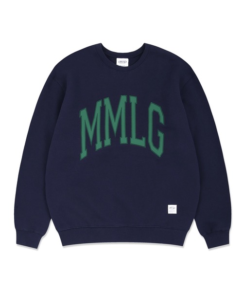 87mm（87mm）の「【87MM / Mmlg】VARSITY SWEAT / パルチムエムエム MMLG バーシティ ロゴ スウェットシャツ（スウェット・レディース・チャコールグレー/ネイビー/レッド・SMALL/LARGE/MEDIUM）」の3枚目の写真