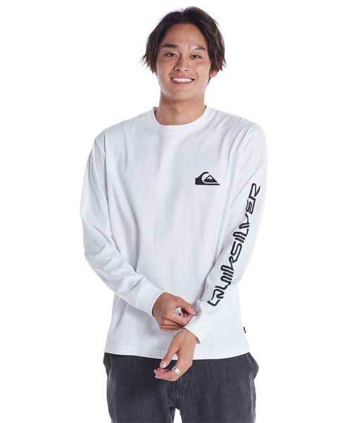 Quiksilver（クイックシルバー）の「MW OMNI LT/クイックシルバー袖プリント長袖ロンT（Tシャツ/カットソー・メンズ・ピンク/ブラック/ブルー/ホワイト/ブラック系その他・LARGE/X-LARGE/MEDIUM/SMALL）」の2枚目の写真