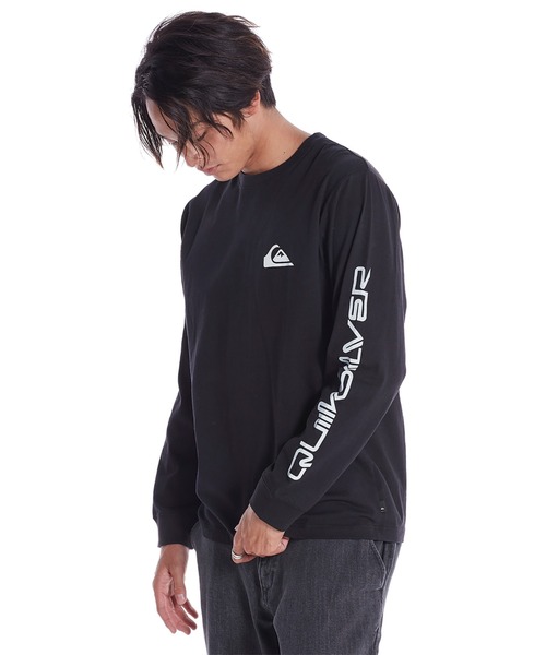 Quiksilver（クイックシルバー）の「MW OMNI LT/クイックシルバー袖プリント長袖ロンT（Tシャツ/カットソー・メンズ・ピンク/ブラック/ブルー/ホワイト/ブラック系その他・LARGE/X-LARGE/MEDIUM/SMALL）」の3枚目の写真