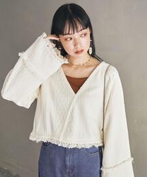 coen | 【WEB限定】ボヘミアンをほんのり醸し出す。2WAYフリンジプルオーバー(その他トップス)