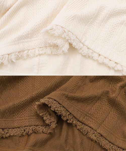 coen(コーエン)の「【WEB限定】ボヘミアンをほんのり醸し出す。2WAYフリンジプルオーバー(その他トップス・レディース・オフホワイト/ブラウン・FREE)」の12枚目の写真