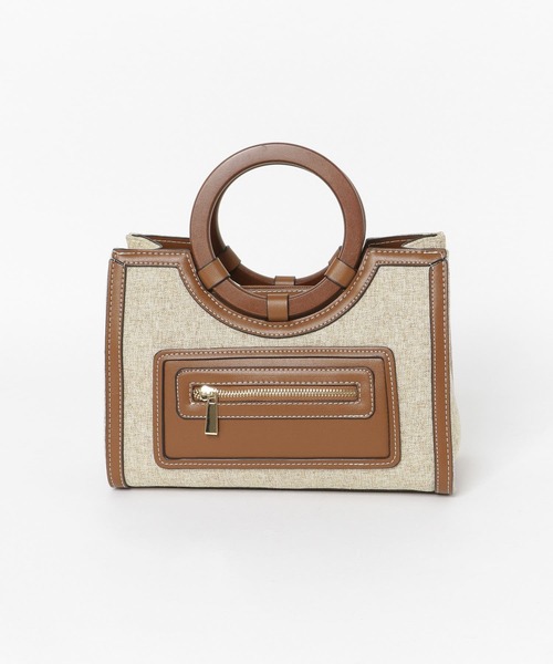 RODE SKO（ロデスコ）の「ツイードコンビトートバッグ（トートバッグ・レディース・ブラウン・ONE）」の6枚目の写真