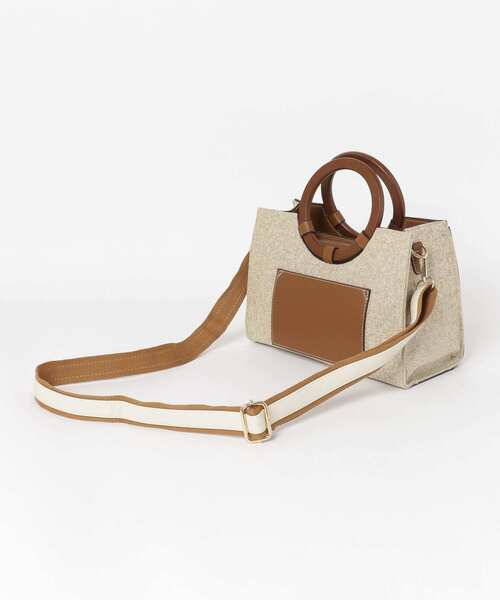 RODE SKO（ロデスコ）の「ツイードコンビトートバッグ（トートバッグ・レディース・ブラウン・ONE）」の7枚目の写真