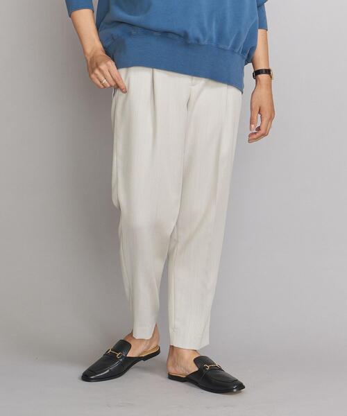 BEAUTY&YOUTH UNITED ARROWS（ビューティーアンドユースユナイテッドアローズ）の「BY バックゴム テーパードパンツ（その他パンツ・レディース・ブラック/ライトグレー/ダークブラウン・S/M/L）」の12枚目の写真