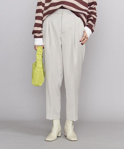 BEAUTY&YOUTH UNITED ARROWS（ビューティーアンドユースユナイテッドアローズ）の「BY バックゴム テーパードパンツ（その他パンツ・レディース・ブラック/ライトグレー/ダークブラウン・S/M/L）」の15枚目の写真