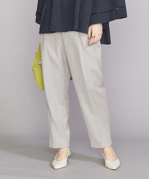 BEAUTY&YOUTH UNITED ARROWS（ビューティーアンドユースユナイテッドアローズ）の「BY バックゴム テーパードパンツ（その他パンツ・レディース・ブラック/ライトグレー/ダークブラウン・S/M/L）」の17枚目の写真