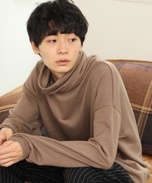 抗ウイルス 抗菌 防臭 消臭加工 オフタートル ドロップショルダー スウェット ビッグ トレーナー
