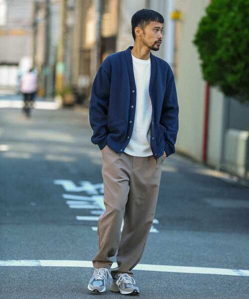 URBAN RESEARCH Sonny Label(アーバンリサーチサニーレーベル)の「スウェットリラックスカーディガン(カーディガン/ボレロ・メンズ・ネイビー/キャメル/アイボリー・LARGE/MEDIUM)」の8枚目の写真