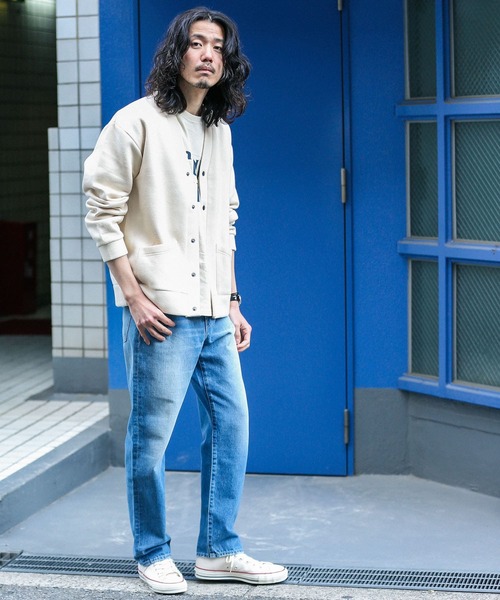 URBAN RESEARCH Sonny Label(アーバンリサーチサニーレーベル)の「スウェットリラックスカーディガン(カーディガン/ボレロ・メンズ・ネイビー/キャメル/アイボリー・LARGE/MEDIUM)」の12枚目の写真