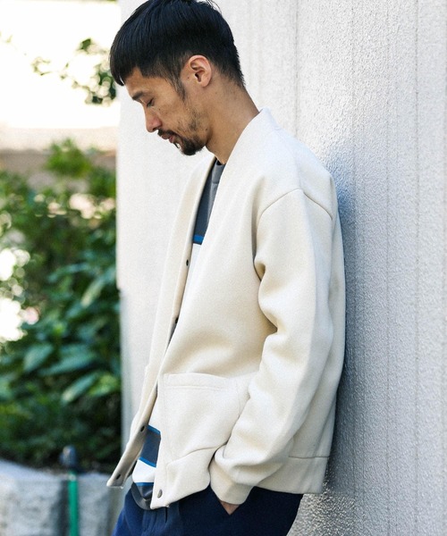 URBAN RESEARCH Sonny Label(アーバンリサーチサニーレーベル)の「スウェットリラックスカーディガン(カーディガン/ボレロ・メンズ・ネイビー/キャメル/アイボリー・LARGE/MEDIUM)」の14枚目の写真
