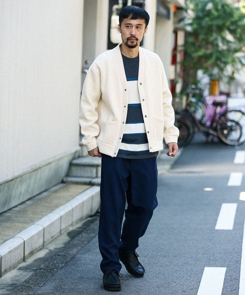 URBAN RESEARCH Sonny Label(アーバンリサーチサニーレーベル)の「スウェットリラックスカーディガン(カーディガン/ボレロ・メンズ・ネイビー/キャメル/アイボリー・LARGE/MEDIUM)」の15枚目の写真