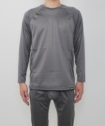 OUTDOOR PRODUCTS（アウトドアプロダクツ）の「【OUTDOOR PRODUCTS/アウトドアプロダクツ】OUTDOOR PRODUCTS×BREEZETEX HYPER　クルーネックロングTシャツ　防風透湿　衣服内温度＋５℃（インナーウェア/肌着・メンズ）」