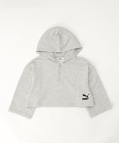 PUMA（プーマ）の「PUMA/プーマ キッズ パーカー 531827（パーカー・キッズ・ブラック/ライトカーキ/グレー・128cm/152/140cm/116cm/140）」の2枚目の写真