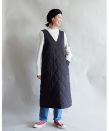 MANASTASH | MANASTASH/マナスタッシュ　W's PADDING DRESS　ウィメンズ　パディングドレス　ワンピース(ワンピース)