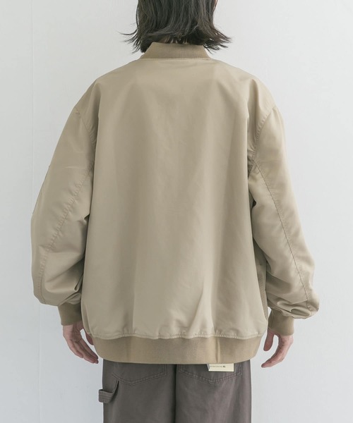 mamiko　カーキベージュサイズ1 URBAN RESEARCH（アーバンリサーチ）の「オーバーサイズMA1（MA-1