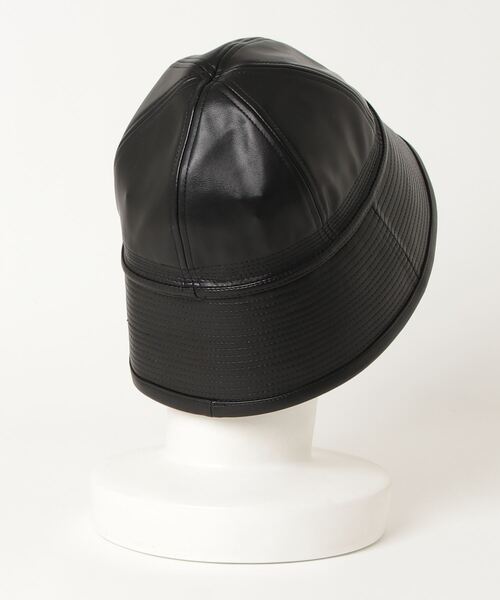 WEGO（ウィゴー）の「WEGO/フェイクレザーセーラーハット（ハット・メンズ・ブラック・FREE）」の6枚目の写真