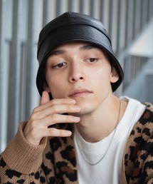 WEGO | WEGO/フェイクレザーセーラーハット(ハット)