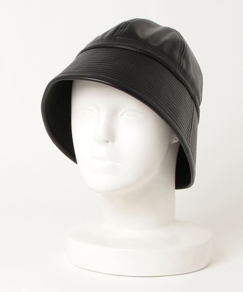 WEGO（ウィゴー）の「WEGO/フェイクレザーセーラーハット（ハット・メンズ・ブラック・FREE）」の7枚目の写真