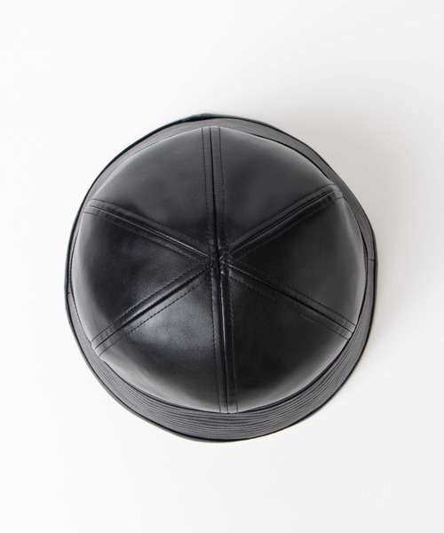 WEGO（ウィゴー）の「WEGO/フェイクレザーセーラーハット（ハット・メンズ・ブラック・FREE）」の5枚目の写真