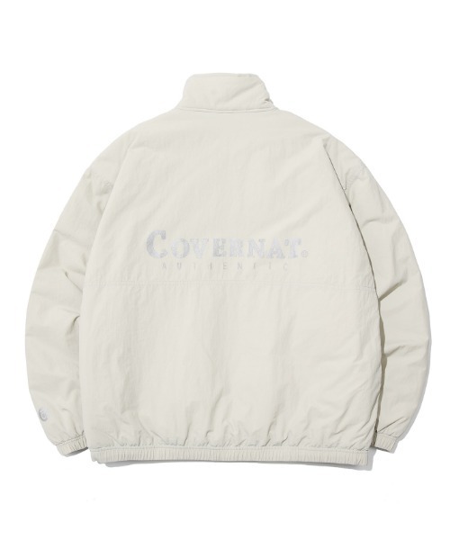 COVERNAT（カバーナット）の「【COVERNAT】PADDED TRACK JACKET / カバーナット パデッド ナイロン トラック ジャケット（ナイロンジャケット・メンズ・アイボリー/ブラック/グレー・SMALL/X-LARGE/LARGE/MEDIUM）」の10枚目の写真