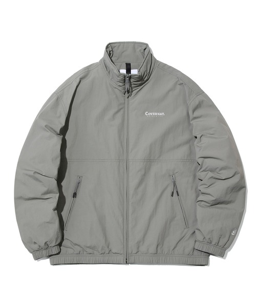 COVERNAT（カバーナット）の「【COVERNAT】PADDED TRACK JACKET / カバーナット パデッド ナイロン トラック ジャケット（ナイロンジャケット・メンズ・アイボリー/ブラック/グレー・SMALL/X-LARGE/LARGE/MEDIUM）」の9枚目の写真