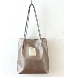 Per sist ence（パーシエンス）の「Per sist ence/パーシエンス　ソフトフェイクレザー ハンドルタックトートバッグ（トートバッグ）」