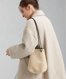 green label relaxing | ＜A.la Malva(ア・ラ・マルヴァ)＞ ボア 巾着 ショルダー 2WAY バッグ(ショルダーバッグ)