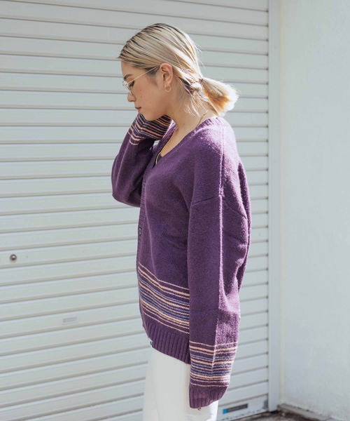 Carhartt（カーハート）の「Carhartt W DILLON CARDIGAN I029517（カーディガン/ボレロ・レディース・ネイビー・LARGE/X-SMALL）」の4枚目の写真