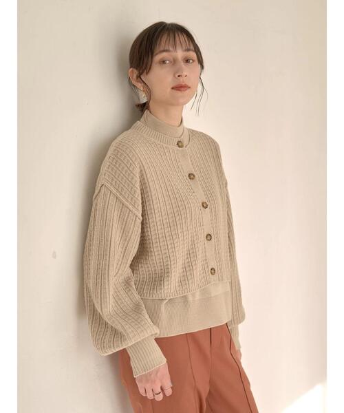 earth music&ecology（アースミュージックアンドエコロジー）の「SET2点ショートカーディガン+ニットプルオーバー＊（ニット/セーター・レディース・サックスブルー/ホワイト系その他2/ブラック・FREE）」の5枚目の写真