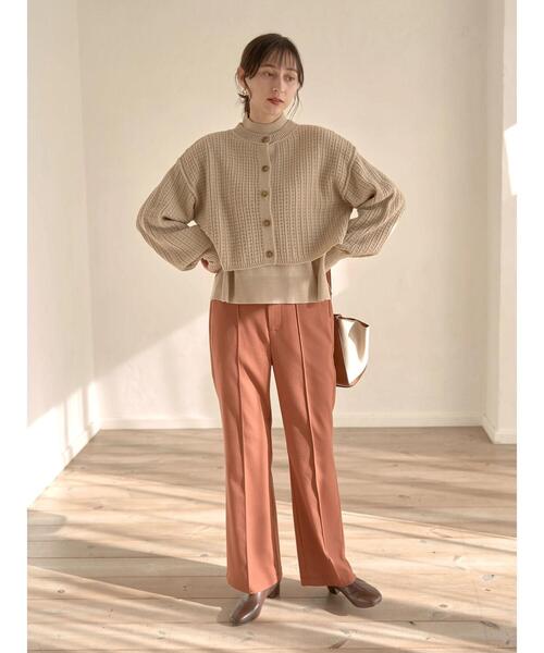 earth music&ecology（アースミュージックアンドエコロジー）の「SET2点ショートカーディガン+ニットプルオーバー＊（ニット/セーター・レディース・サックスブルー/ホワイト系その他2/ブラック・FREE）」の7枚目の写真