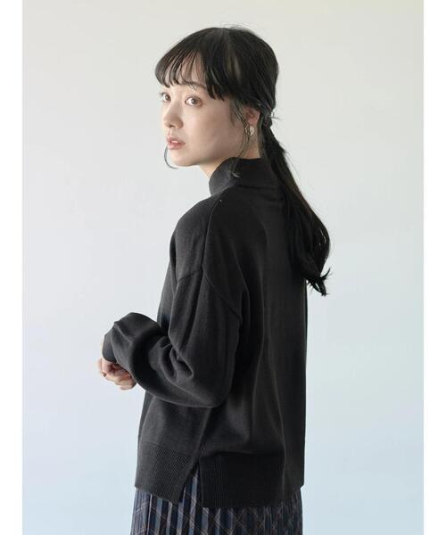 earth music&ecology（アースミュージックアンドエコロジー）の「SET2点ショートカーディガン+ニットプルオーバー＊（ニット/セーター・レディース・サックスブルー/ホワイト系その他2/ブラック・FREE）」の14枚目の写真