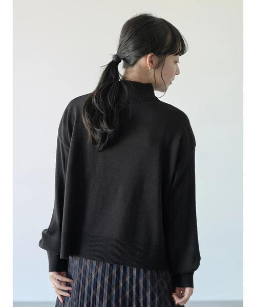 earth music&ecology（アースミュージックアンドエコロジー）の「SET2点ショートカーディガン+ニットプルオーバー＊（ニット/セーター・レディース・サックスブルー/ホワイト系その他2/ブラック・FREE）」の15枚目の写真