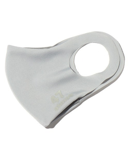 atmos pink（アトモスピンク）の「こちゃにカップル × atmos pink 47 MASK（マスク・メンズ・グレー・FREE）」の2枚目の写真