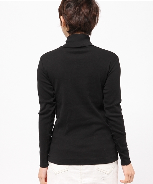 BEAMS BOY（ビームスボーイ）の「BEAMS BOY / フライス タートル 0063CL（Tシャツ/カットソー・レディース・ブラック・ONE SIZE）」の8枚目の写真