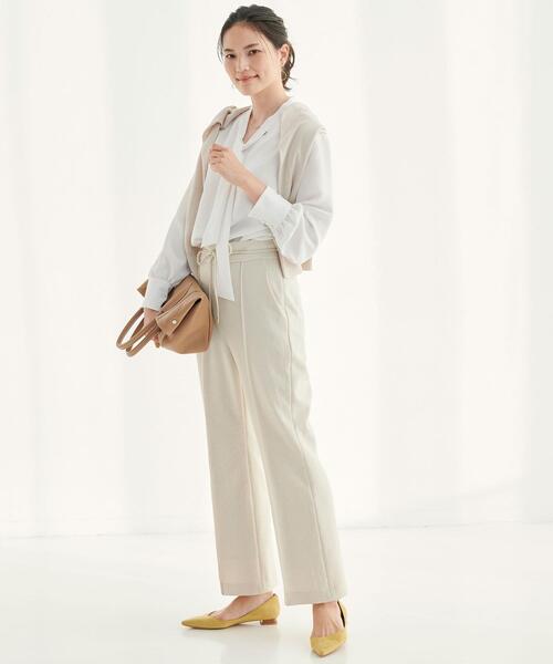 green label relaxing（グリーンレーベルリラクシング）の「ポインテッド フラットシューズ(1.5cmヒール) -撥水-（パンプス・レディース・ブラック/イエロー/ブラウン/ベージュ・25cm/25.5cm/22cm/22.5cm/23cm/23.5cm/24cm/24.5cm）」の7枚目の写真