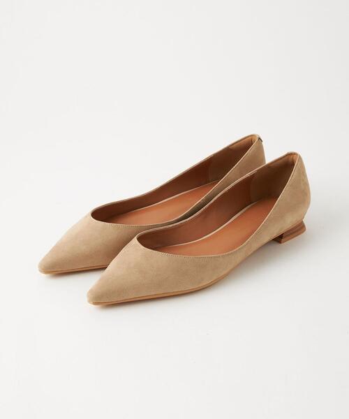 green label relaxing（グリーンレーベルリラクシング）の「ポインテッド フラットシューズ(1.5cmヒール) -撥水-（パンプス・レディース・ブラック/イエロー/ブラウン/ベージュ・25cm/25.5cm/22cm/22.5cm/23cm/23.5cm/24cm/24.5cm）」の11枚目の写真