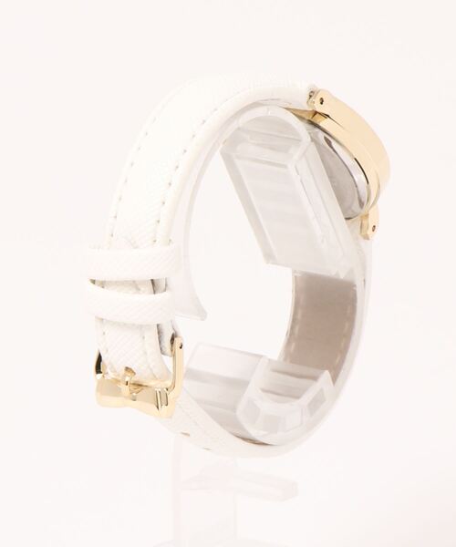 LOVETOXIC（ラブトキシック）の「合皮リボンバックルウォッチ（アナログ腕時計・キッズ・オフホワイト/モカ・FREE）」の3枚目の写真