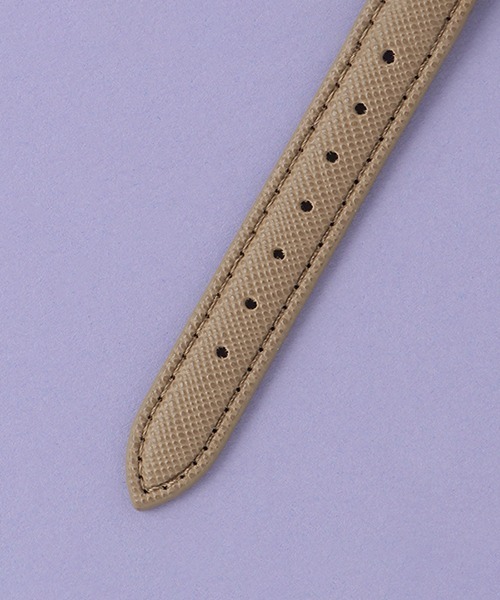 LOVETOXIC（ラブトキシック）の「合皮リボンバックルウォッチ（アナログ腕時計・キッズ・オフホワイト/モカ・FREE）」の6枚目の写真