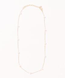 Te chichi | 淡水パールステーションネックレス(ネックレス)