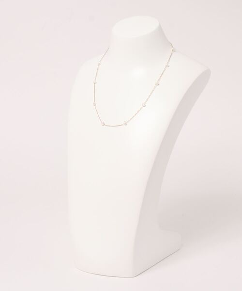 Te chichi（テチチ）の「淡水パールステーションネックレス（ネックレス・レディース・オフホワイト・ﾌﾘ-）」の2枚目の写真