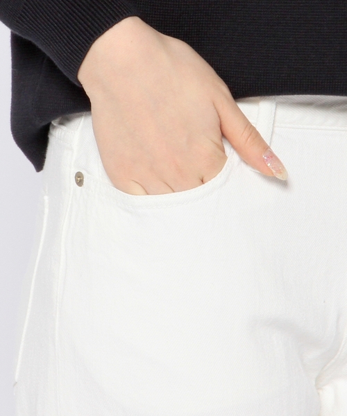 Another Edition（アナザーエディション）の「ボーイズデニム/ AEBC BOYS DNM◆（デニムパンツ・レディース・ネイビー/オフホワイト・LARGE/SMALL/MEDIUM）」の4枚目の写真