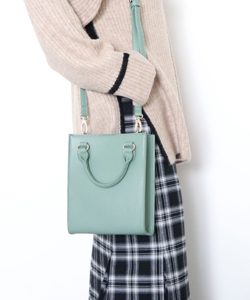 archives（アルシーヴ）の「2wayハンドルショルダー（ショルダーバッグ・レディース・アイボリー/グリーン/ブラック・FREE）」の18枚目の写真