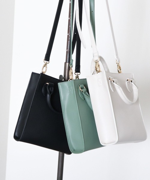 archives（アルシーヴ）の「2wayハンドルショルダー（ショルダーバッグ・レディース・アイボリー/グリーン/ブラック・FREE）」の16枚目の写真