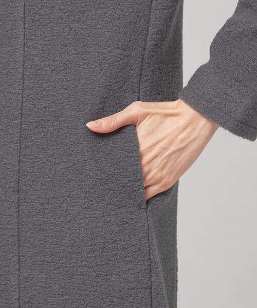 closet story(クローゼットストーリー)の「<closet story(クローゼットストーリー)>ブークレー サックワンピース(ワンピース・レディース・ブラック/ダークグレー/ケリー・FREE)」の10枚目の写真