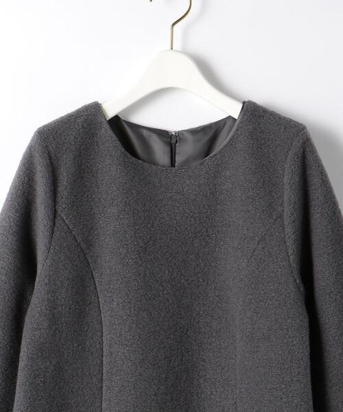 closet story(クローゼットストーリー)の「<closet story(クローゼットストーリー)>ブークレー サックワンピース(ワンピース・レディース・ブラック/ダークグレー/ケリー・FREE)」の19枚目の写真