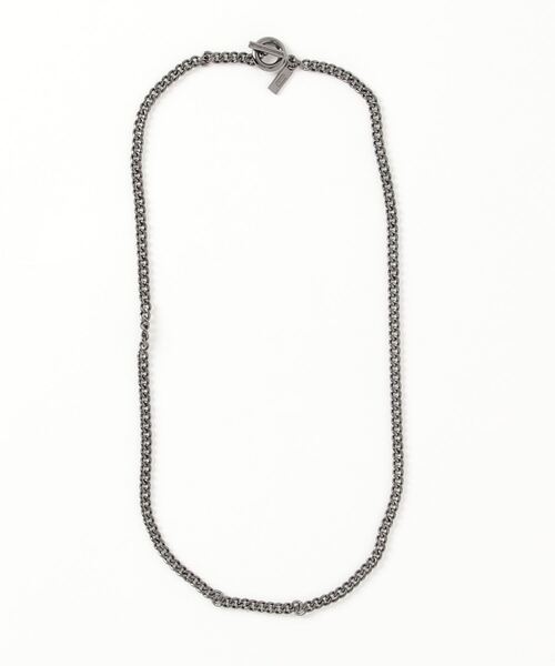 NUMBER (N)INE（ナンバーナイン）の「ショートチェーン ネックレス（ネックレス・メンズ・シルバー系その他2/ブラック系その他3/シルバー/ブラック/ブラック系その他2/シルバー系その他3・FREE）」の2枚目の写真