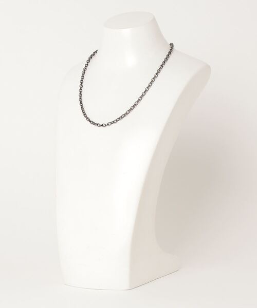 NUMBER (N)INE（ナンバーナイン）の「ショートチェーン ネックレス（ネックレス・メンズ・シルバー系その他2/ブラック系その他3/シルバー/ブラック/ブラック系その他2/シルバー系その他3・FREE）」の10枚目の写真